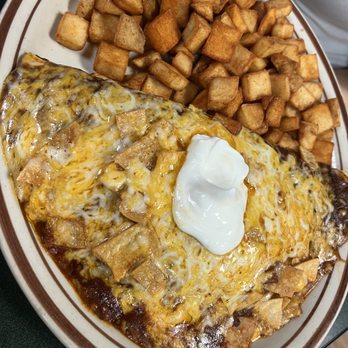 Egg Works - Chicken enchilada - Breakfast & Brunch Near Me - Las Vegas, Nevada Egg Works - Chicken enchilada - Breakfast & Brunch Near Me - Las Vegas, Nevada
