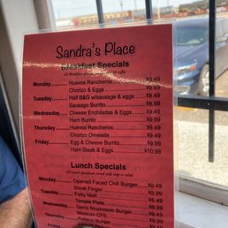 Daily specials