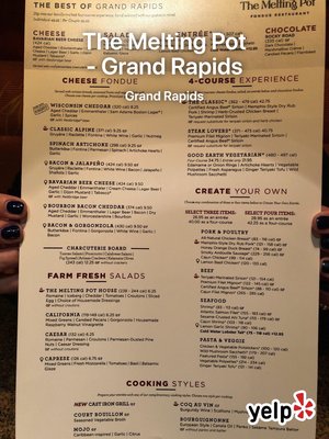 Menu photo 4 The Melting Pot Grand Rapids, MI Menu photo 4 The Melting Pot Grand Rapids, MI