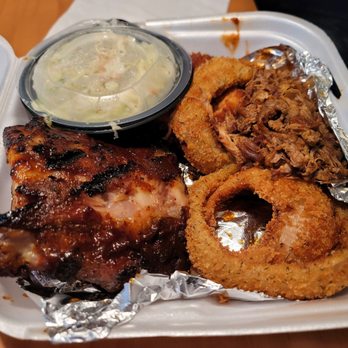 Joe's Farm Grill - BBQ Sampler - American Near Me - Gilbert, Arizona Joe's Farm Grill - BBQ Sampler - American Near Me - Gilbert, Arizona