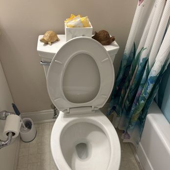 Roto-Rooter - Our new toilet works perfect!!!  great choice if you have children. - Plumbing Near Me - Anderson, South Carolina