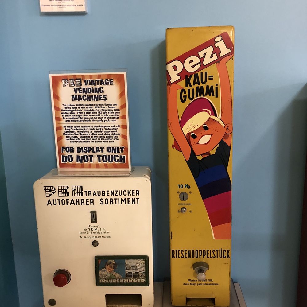 PEZ Visitor Center - a vending machine and a sign - Candy Stores Near Me - Orange, Connecticut PEZ Visitor Center - a vending machine and a sign - Candy Stores Near Me - Orange, Connecticut