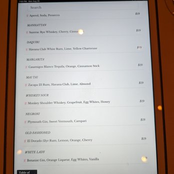 Carbone - Menu, Cocktails - Italian Near Me - Las Vegas, Nevada