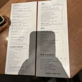 Sosogu - Menu - Sushi Bars Near Me - Long Beach, California