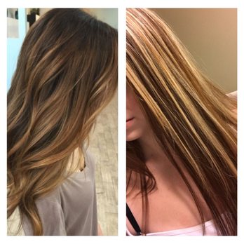 Shine Salon & Spa - Left: what I wanted Right: what I got, bright blonde just about all the way up to my roots - Hair Salons Near Me - Canton, Ohio Shine Salon & Spa - Left: what I wanted Right: what I got, bright blonde just about all the way up to my roots - Hair Salons Near Me - Canton, Ohio