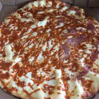 PJ's Pizza - #1, 1/2 & 1/2 (16"/$34.75 + $2 Tomato Basil + $1.75 Prosciutto)- 5/5 stars - Pizza Near Me - San Mateo, California PJ's Pizza - #1, 1/2 & 1/2 (16"/$34.75 + $2 Tomato Basil + $1.75 Prosciutto)- 5/5 stars - Pizza Near Me - San Mateo, California