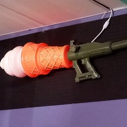 They have a soft-serve bazooka in back, so you better behave.