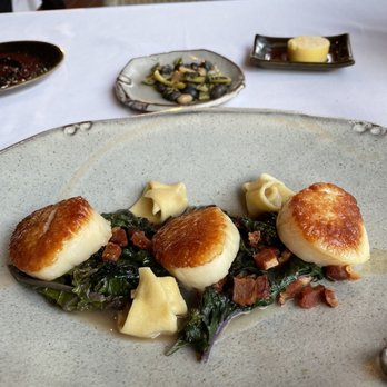 A.R. Valentien - Caramelized Sea Scallops - New American Near Me - La Jolla, California