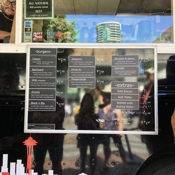 The People's Burger - The burger menu - a simple menu with good amount of variety - Food Trucks Near Me - Seattle, Washington The People's Burger - The burger menu - a simple menu with good amount of variety - Food Trucks Near Me - Seattle, Washington