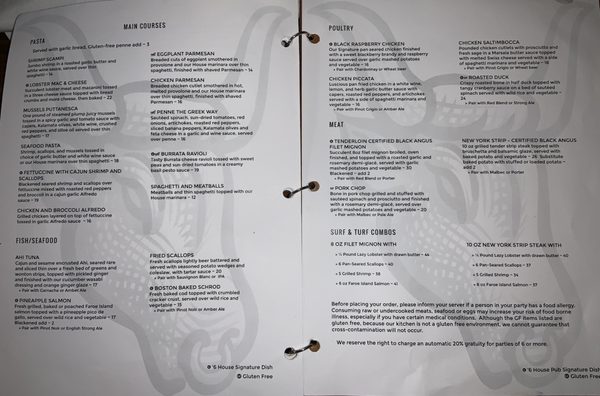 Menu photo 2 The '6 House Pub Williamstown, MA Menu photo 2 The '6 House Pub Williamstown, MA