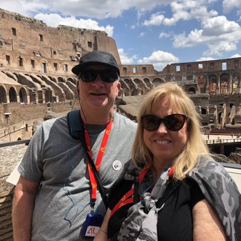 Gladiator Tours - Eric and Gayle Kirkhuff , California - Walking Tours Near Me - Rome, RM Gladiator Tours - Eric and Gayle Kirkhuff , California - Walking Tours Near Me - Rome, RM