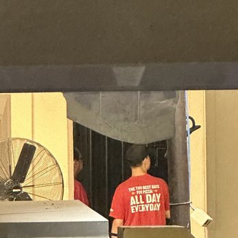 Papa Johns Pizza - Two dirt bags smoking in the back - Pizza Near Me - Portland, Texas