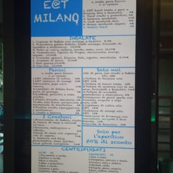 Their menu on a screen. ..