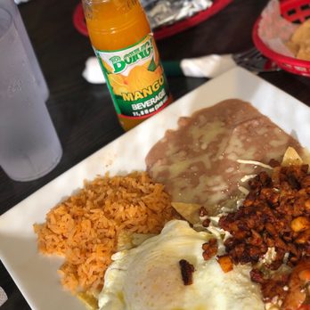 El Pato - Chilaquiles Verdes o Rojos con pastor & shrimp - Mexican Near Me - Newhall, California El Pato - Chilaquiles Verdes o Rojos con pastor & shrimp - Mexican Near Me - Newhall, California