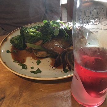 The Langton - Tender, savory beef with potatoes & broccoli. Washed down with Waddle Goose Berry Cider. - Pubs Near Me - Cheltenham, GLS