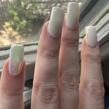 Cosmo Nail Lounge - Dry, uneven, clumped, dented. - Nail Salons Near Me - Roseville, California