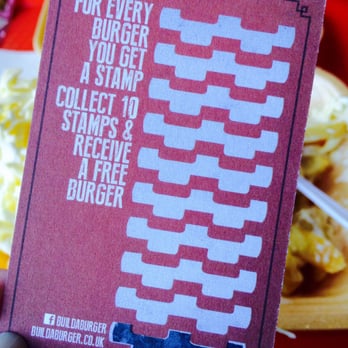 Build a Burger - Build A Burger loyalty card... - Burgers Near Me - Belfast, BFS