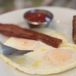Horseless Carriage Restaurant - Belgian Waffle Combo