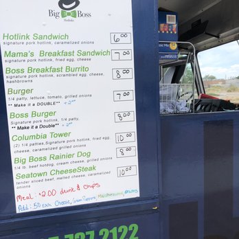 Big Boss Hotlinks - Current menu (7/22/19) - Food Trucks Near Me - Corrales, New Mexico