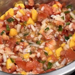Flannery's - Mango strawberry salsa