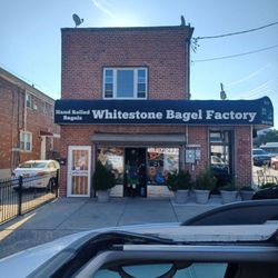 Whitestone Bagel Factory - Street parking and 1-2 spots available for customers up front