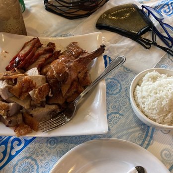 Hong's BBQ - BBQ Combination on Rice - Barbeque Near Me - Davie, Florida