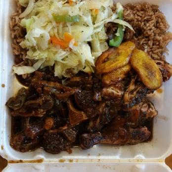 Royal Caribbean Restaurant - Oxtail and jerk chicken with bean rice, cabbage, and plantain. - Caribbean Near Me - Killeen, Texas Royal Caribbean Restaurant - Oxtail and jerk chicken with bean rice, cabbage, and plantain. - Caribbean Near Me - Killeen, Texas