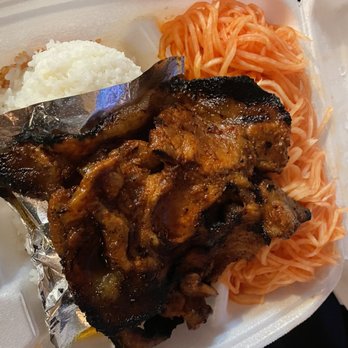 Pearl's Korean BBQ - Spicy BBQ Pork Plate with 4x daikon. My go-to. My lunch AND dinner. - Korean Near Me - Waipahu, Hawaii Pearl's Korean BBQ - Spicy BBQ Pork Plate with 4x daikon. My go-to. My lunch AND dinner. - Korean Near Me - Waipahu, Hawaii