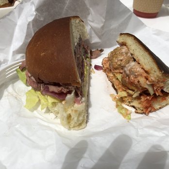 The Sentinel - Halves of roast beef and meatball sandwhiches - Sandwiches Near Me - San Francisco, California