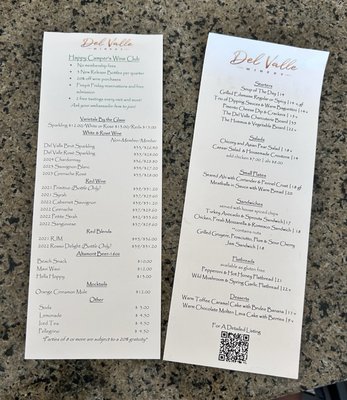 Menu photo 3 Del Valle Winery Livermore, CA Menu photo 3 Del Valle Winery Livermore, CA