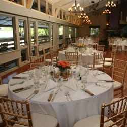 The Warren Conference Center and Inn - Hayden Lodge Dining Room ~ set for a wedding