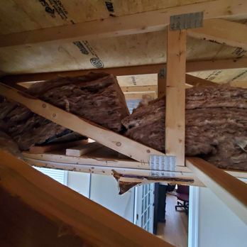 Bergman Contractors - "It was inspected" he said. I KNEW THERE WAS A PROBLEM. Air flow would blow out a match.   Had to pull the ceiling down to investigate this. - General Contractors Near Me