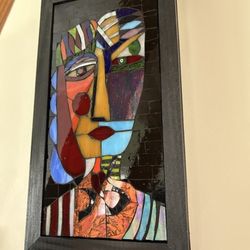 Ellen Burr Mosaics - A mosaic that I made in class with Ellen.