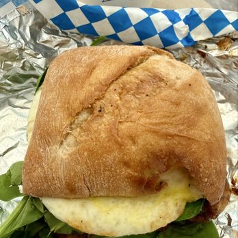 Parlor Doughnuts - Spinach Pesto Egg Sandwich - Donuts Near Me - Orlando, Florida Parlor Doughnuts - Spinach Pesto Egg Sandwich - Donuts Near Me - Orlando, Florida