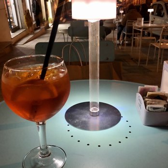 Coccodi - The Aperol Spritz while people watching. Sublime! - Cafeteria Near Me - Cagliari, California