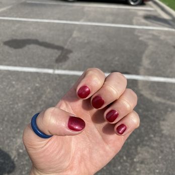 Express Nails & Spa - Gel manicure. Color 32 or 37 (I don't remember) - Nail Salons Near Me - Minneapolis, Minnesota