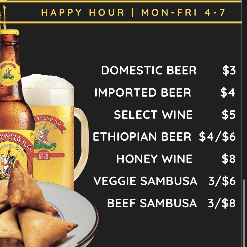 Tabor Ethiopian Restaurant - happy hour menu - Ethiopian Near Me - Baltimore, Maryland Tabor Ethiopian Restaurant - happy hour menu - Ethiopian Near Me - Baltimore, Maryland