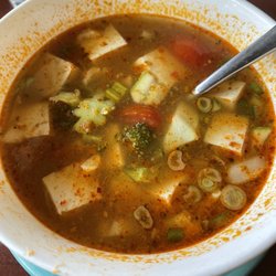 Tom Yum soup with Tofu