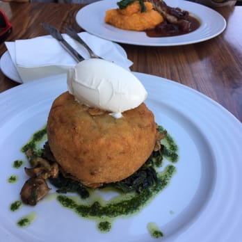 Hanácká Hospoda - Potato "pancake" and duck bra in the distance. - Czech Near Me - Olomouc, OL