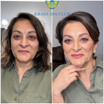 Krasa Spa Club - Event updo + make up - Hair Stylists Near Me - Itasca, Illinois