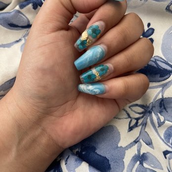 NV - US Nails - Nails at 3 weeks, looking pretty good for the time I had them on. - Nail Salons Near Me - Vacaville, California