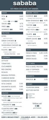 Sababa Mediterranean Grill by null