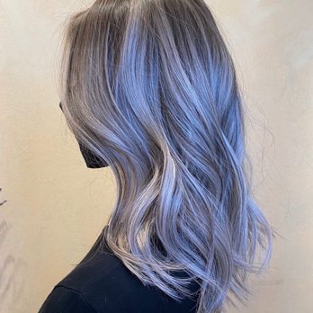 & Plus Salon - Ash blonde/silver balayage - Hair Salons Near Me - New York, New York & Plus Salon - Ash blonde/silver balayage - Hair Salons Near Me - New York, New York