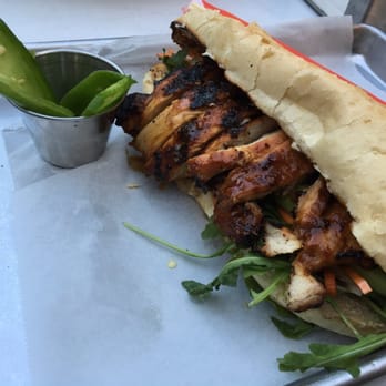 Vui's Kitchen - Lemongrass chicken sandwich. - Vegan Near Me - Nashville, Tennessee