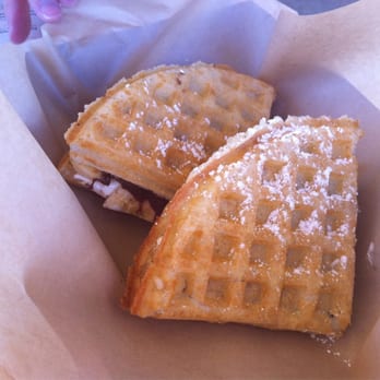 Bruxie - Banana nutella waffle - Sandwiches Near Me - Orange, California