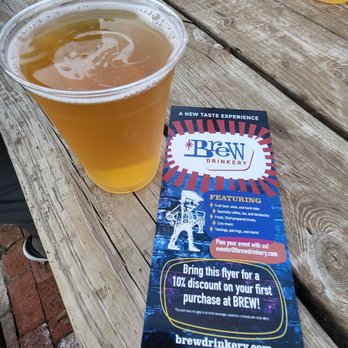 Brew Drinkery And Bistro - Aluminum cowboy beer. - Coffee & Tea Near Me - Granbury, Texas