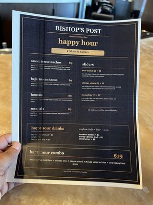 Menu photo 1 Bishop's Post Chesterfield, MO