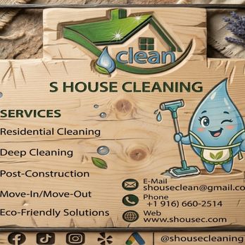 S House Cleaning - Your home, our team, call us Mail:shouseclean@gmail.com
Phone:+19166602514 - Office Cleaning Near Me S House Cleaning - Your home, our team, call us Mail:shouseclean@gmail.com
Phone:+19166602514 - Office Cleaning Near Me