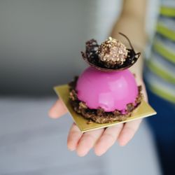 M's Cakes & Bakes - Hazelnut mousse with orange filling