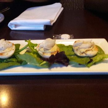 Lib's Grill - Crab stuffed deviled eggs - Seafood Near Me - Perry Hall, Maryland Lib's Grill - Crab stuffed deviled eggs - Seafood Near Me - Perry Hall, Maryland